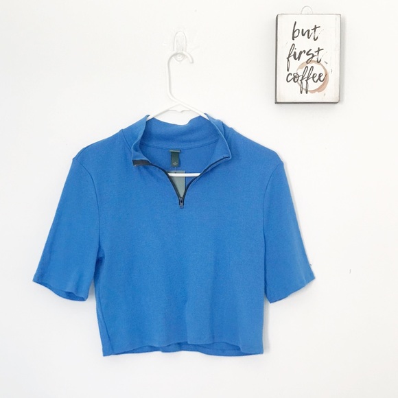 wild fable Tops - Wild Fable | Crop Top Quarter ZIP | 0165